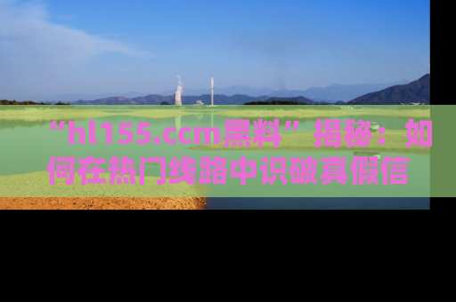 “hl155.ccm黑料”揭秘：如何在热门线路中识破真假信息