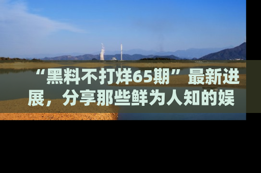 “黑料不打烊65期”最新进展，分享那些鲜为人知的娱乐八卦
