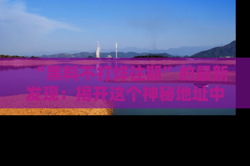 “黑料不打烊往期”的最新发现：揭开这个神秘地址中的爆笑黑料面纱