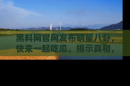 黑料网官网发布明星八卦，快来一起吃瓜，揭示真相，乐趣无穷！
