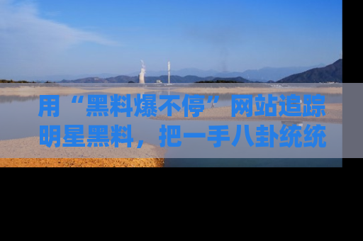 用“黑料爆不停”网站追踪明星黑料，把一手八卦统统收进你的后宫中！