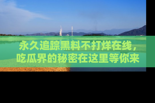 永久追踪黑料不打烊在线，吃瓜界的秘密在这里等你来发现！